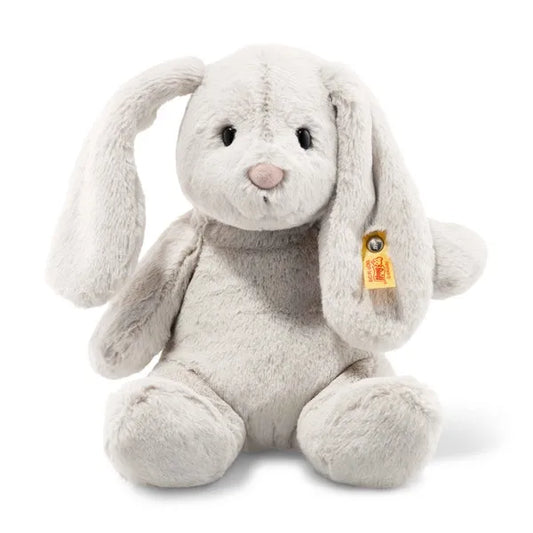 Hoppie Rabbit 11in Light Grey