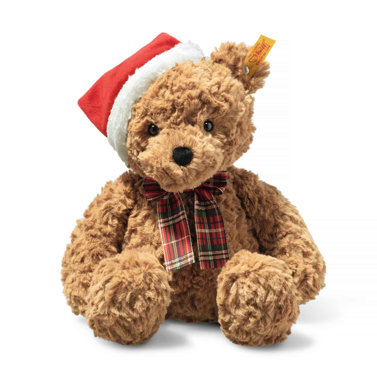 Jimmy Teddy Bear 12in Brown Christmas