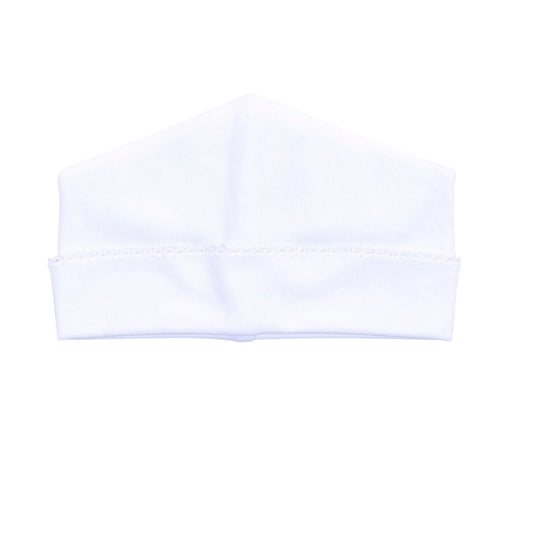 Essentials White Hat with White Trim