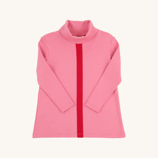 Tenley Tunic Pima Hamptons Hot Pink/Richmond Red