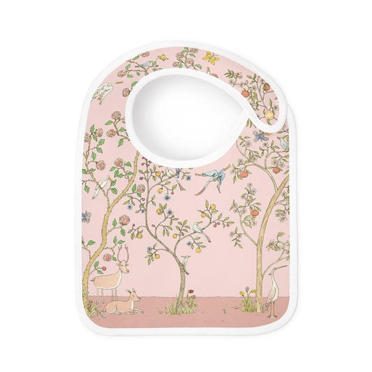 Satin Bib In Bloom Pink