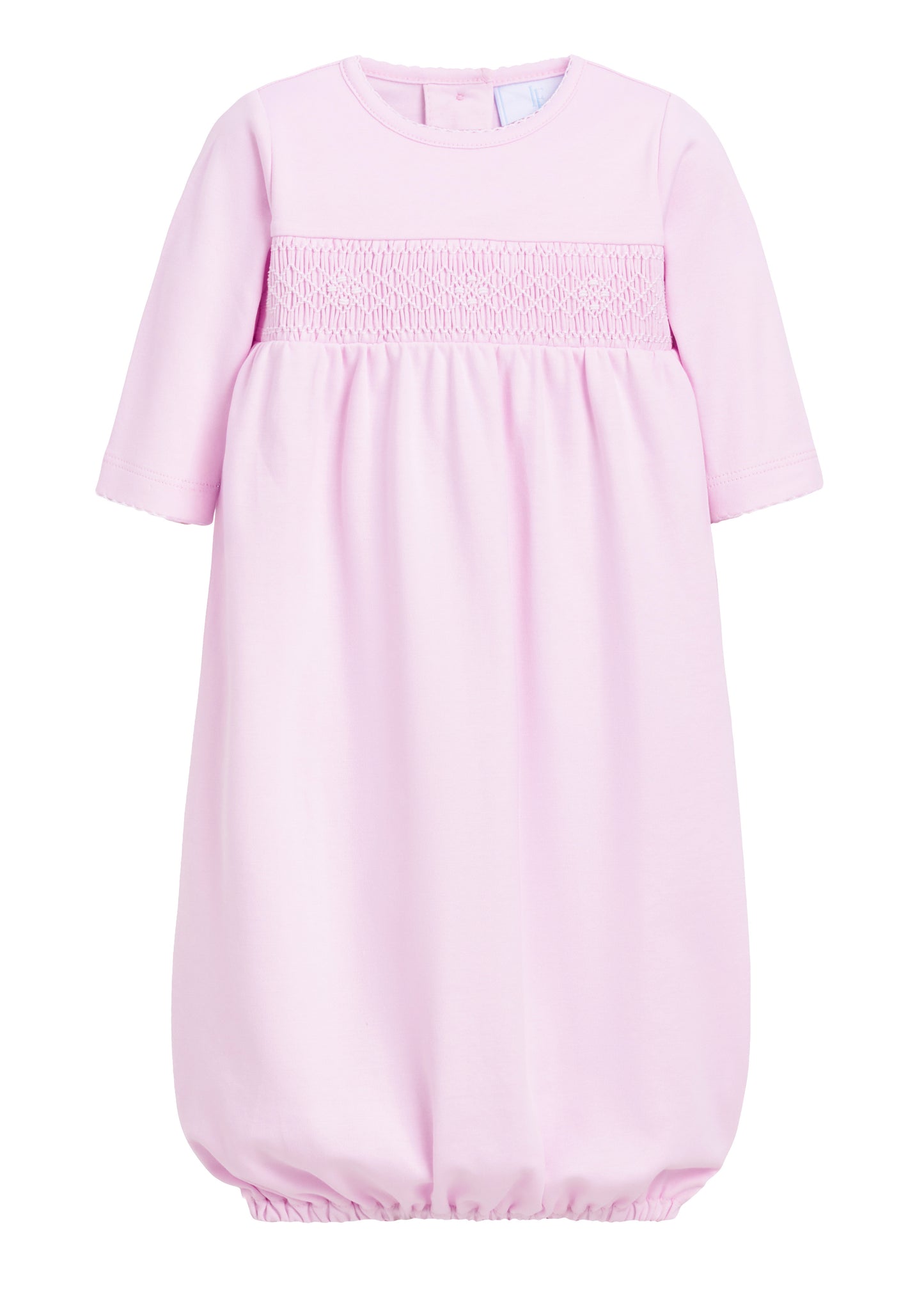 Welcome Home Smocked Gown Pink