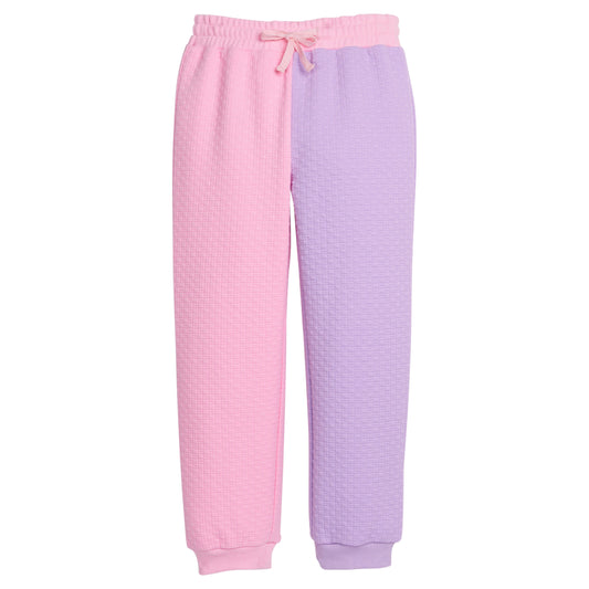 Color Block Jogger Pink & Lilac