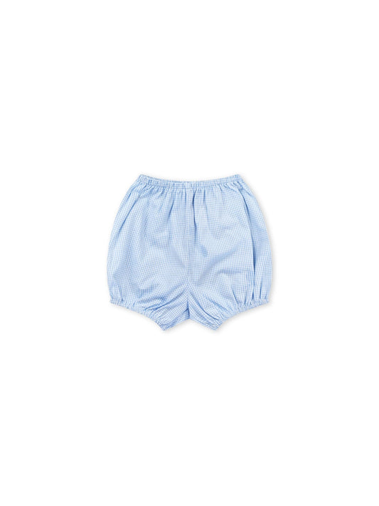 Elegant Diaper Cover Baby Blue Minigingham