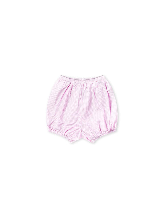 Elegant Diaper Cover Baby Pink Minigingham