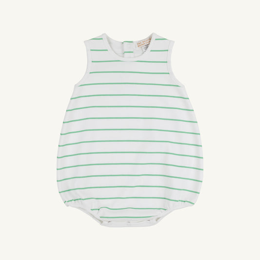 Patton Play Bubble Heavy Weight Pima Gibson Island Green Stripe/Self