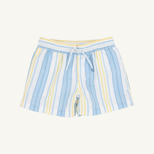 Tortola Swim Trunks SoBro Stripe/Worth Ave White