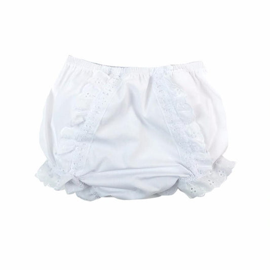 Belle's Bloomer Broadcloth Worth Ave White