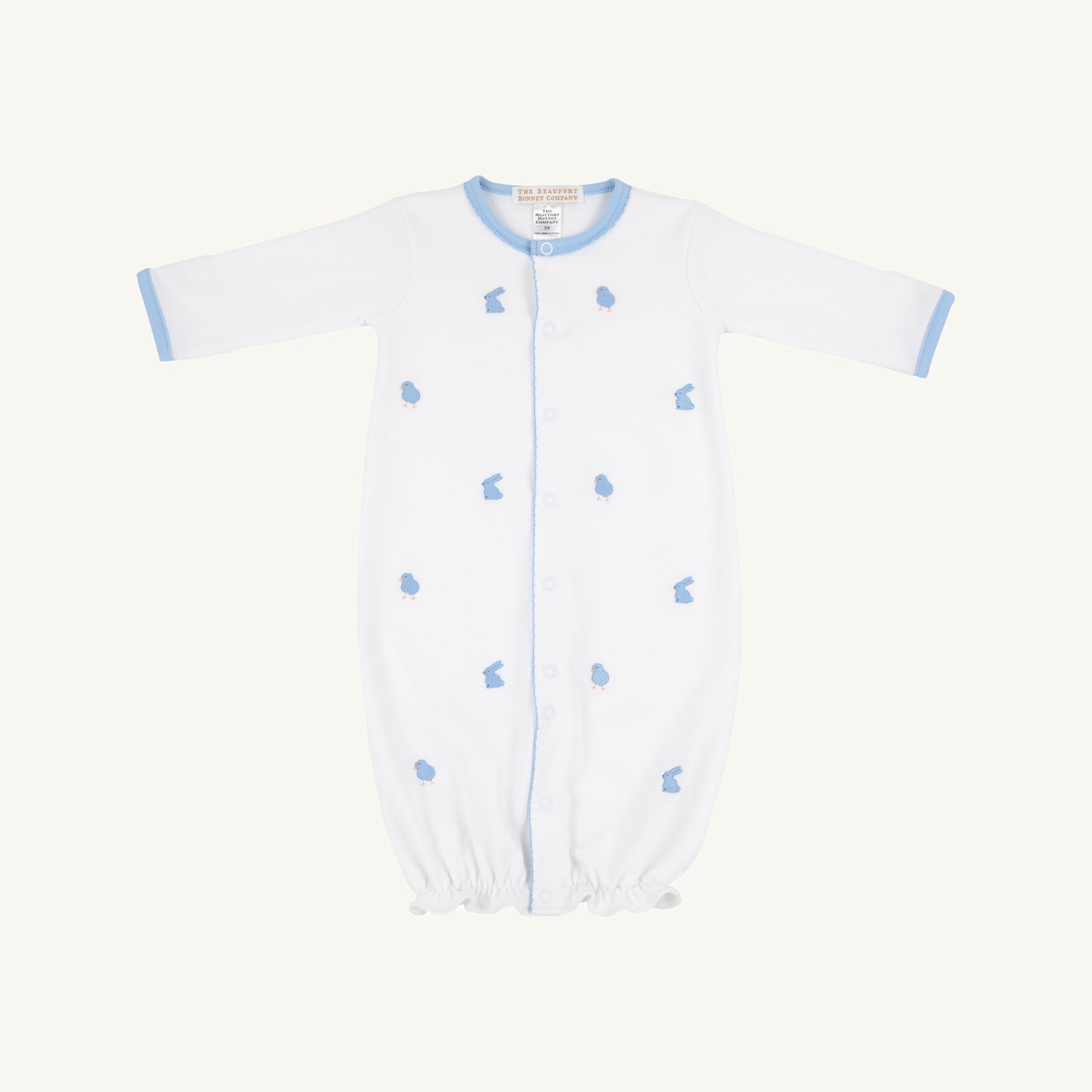 Twinkle Twinkle 2 in 1 Gown Worth Ave White/Beale Street Blue/Easter