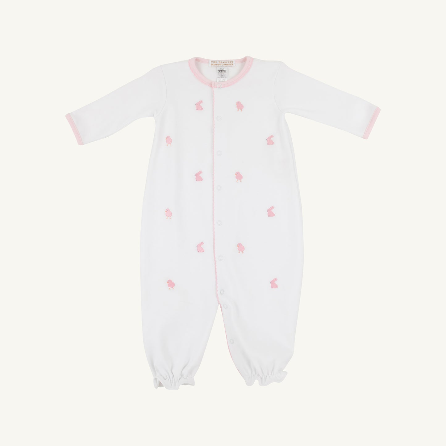 Twinkle Twinkle 2 in 1 Gown Worth Ave White/Palm Beach Pink/Easter