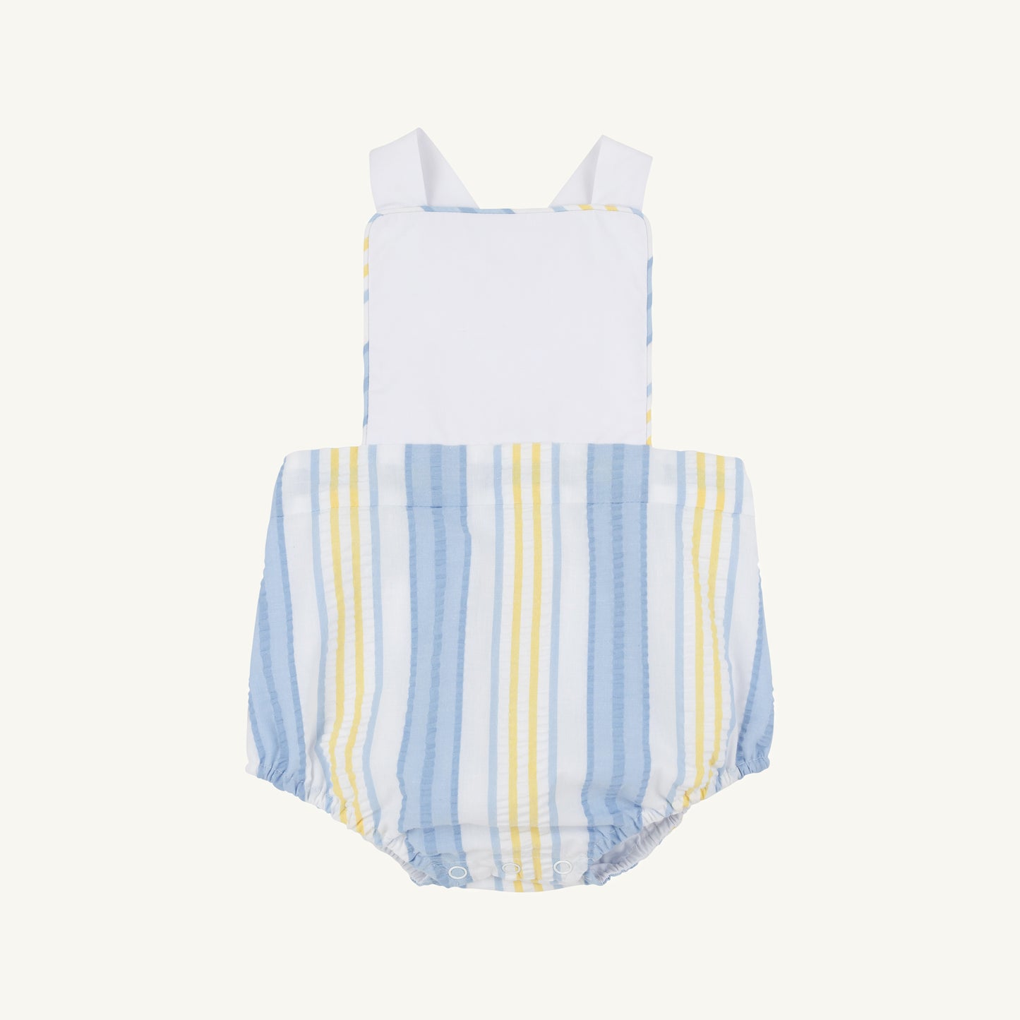 Sayre Sunsuit SoBro Seersucker/Worth Ave White