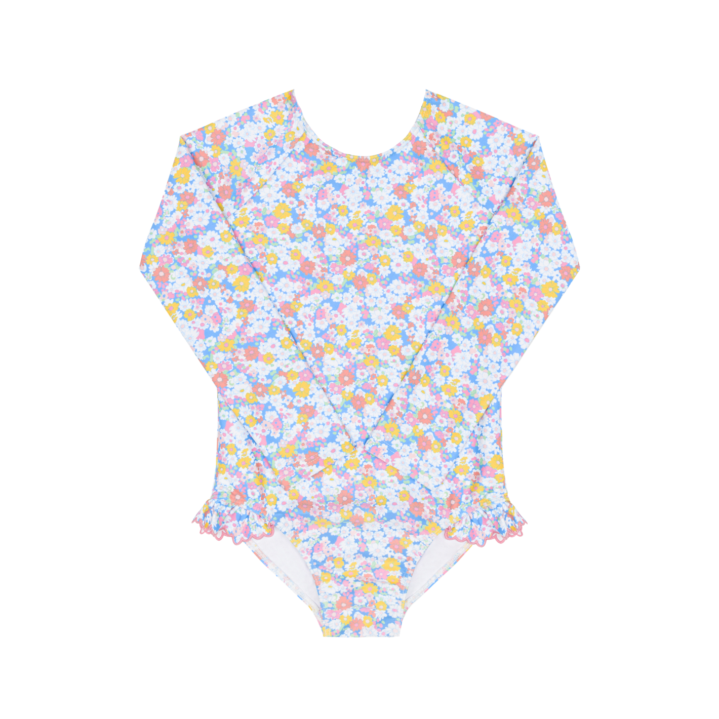 Girls Jasmine Blossom Rashguard One Piece