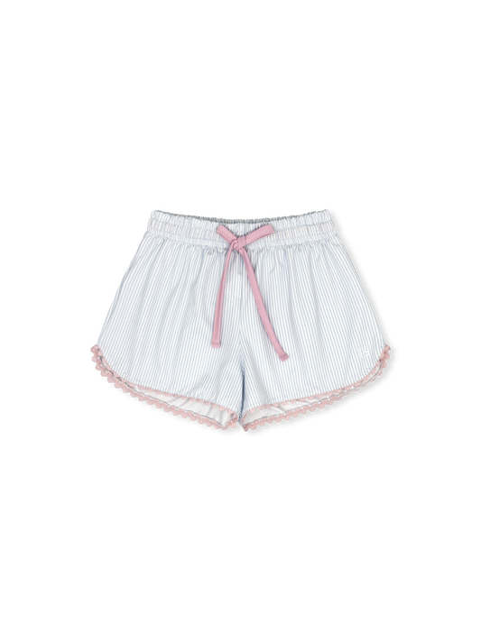 Emily Short Cotton Candy Blue Ministripe/Cotton Candy Pink