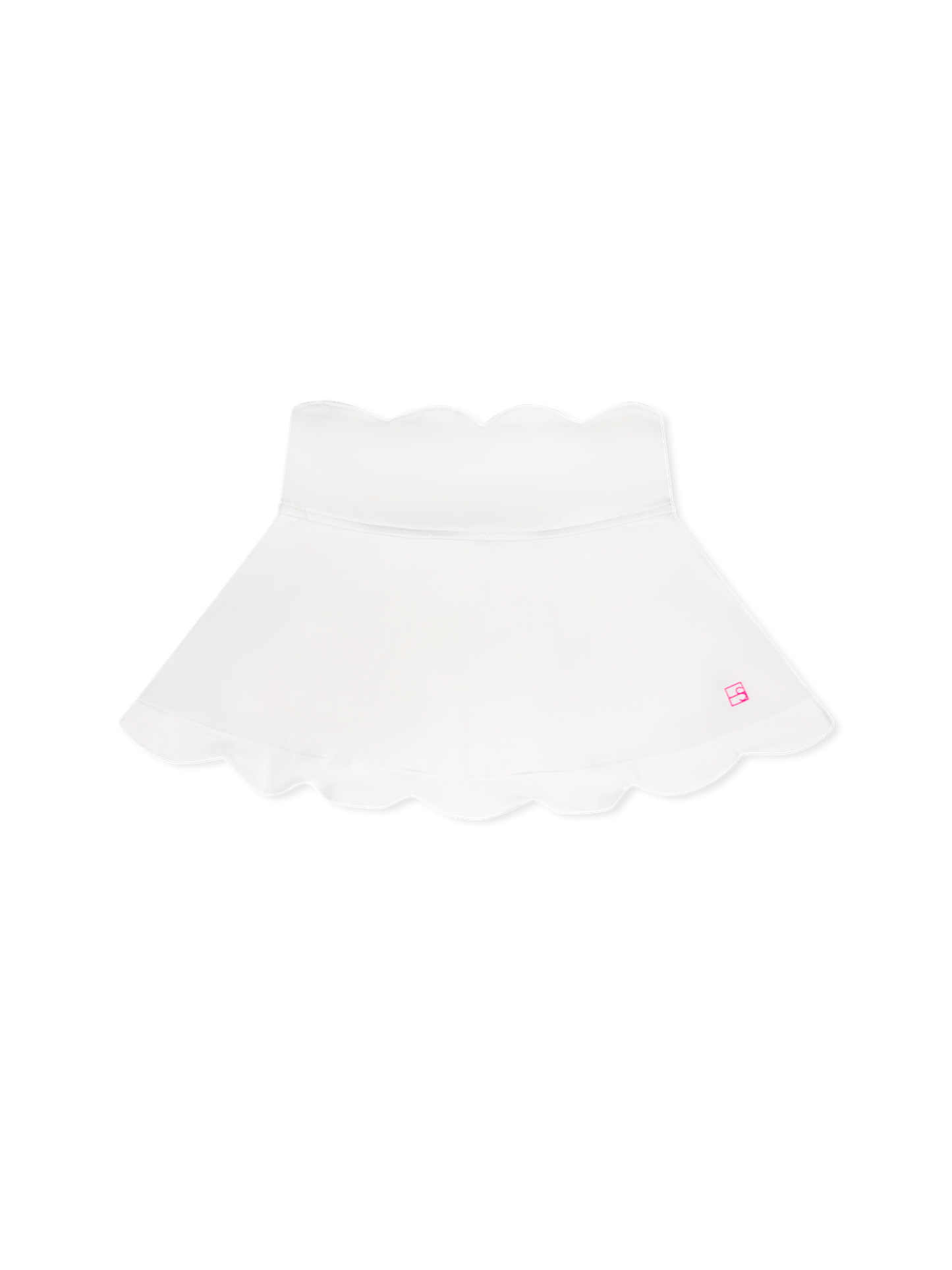 Zoe Scallop Skort Pure Coconut