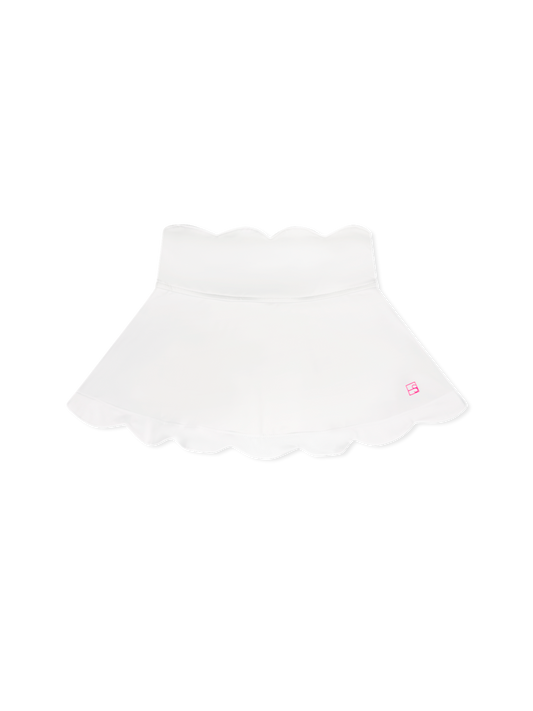 Zoe Scallop Skort Pure Coconut