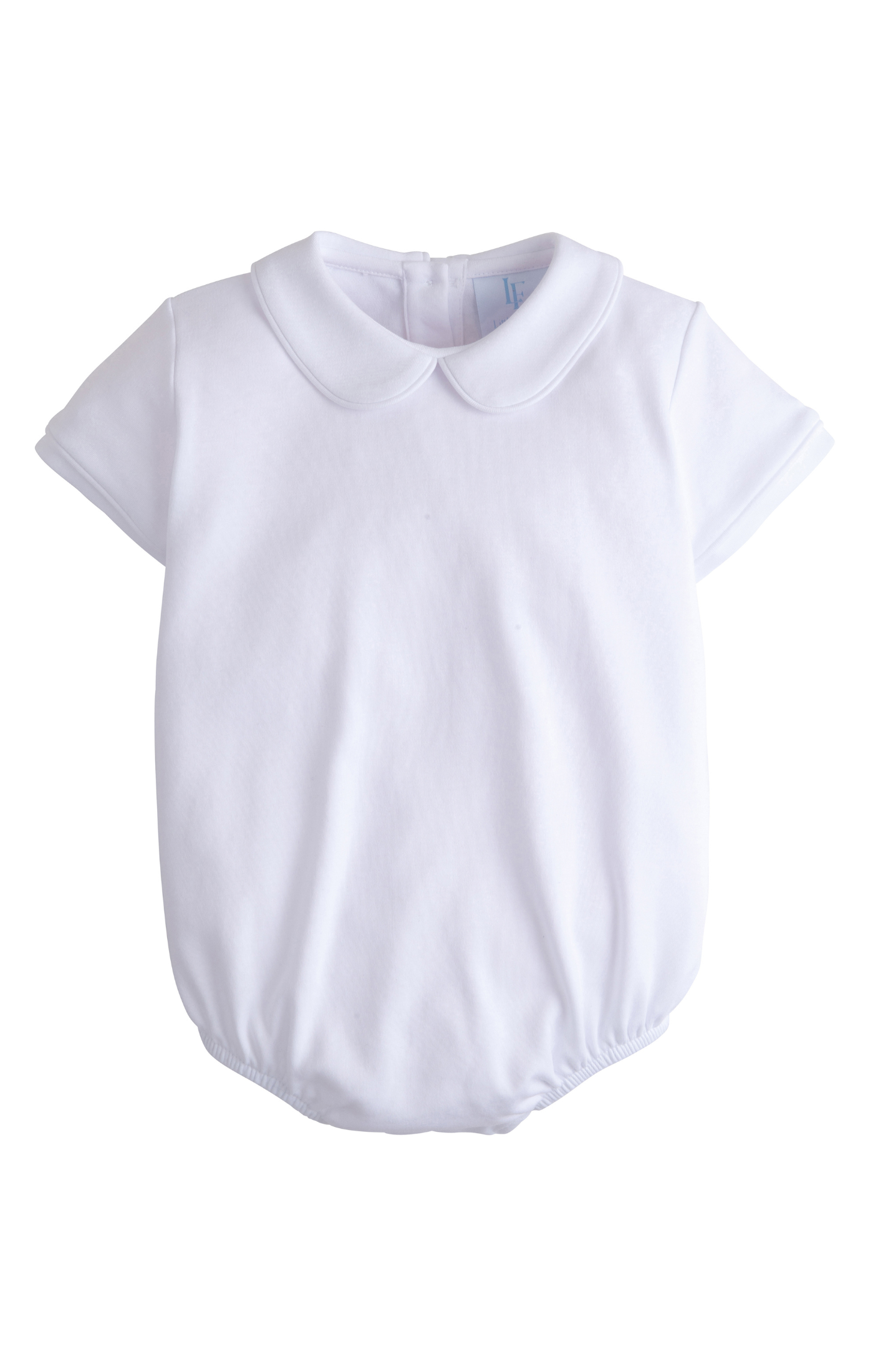 Piped Peter Pan Bubble White