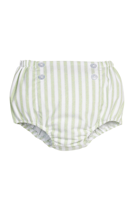 Button Front Diaper Cover Meriwether Stripe