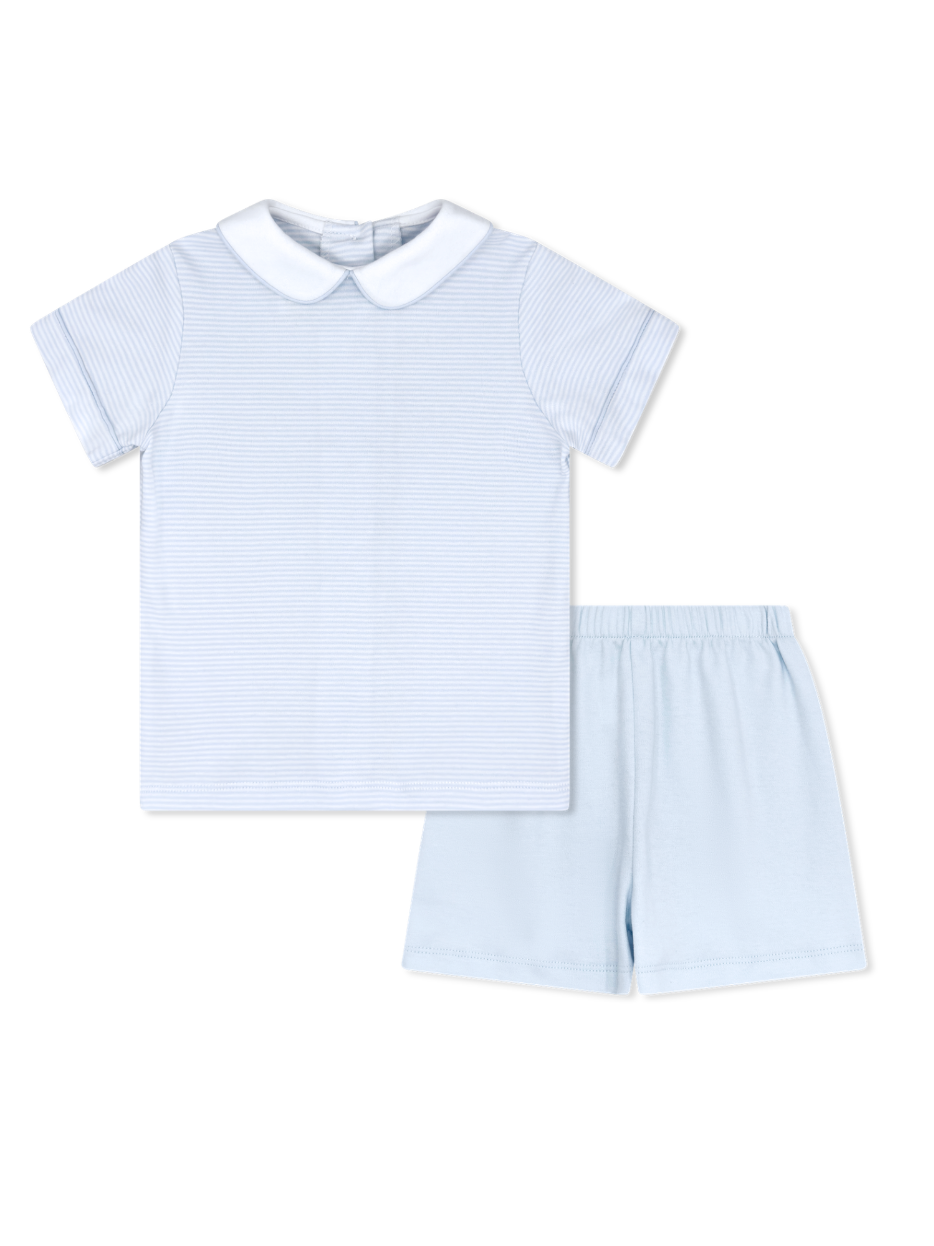 Sibley Short Set Louisville Light Blue Ministripe