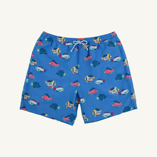 Men's Toddy Swim Trunks Here Fishy Fishy/Newport Night