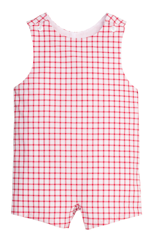 Vintage John John Red Windowpane