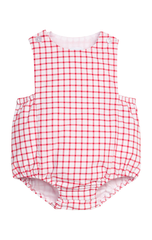 Louis Sunsuit Red Windowpane