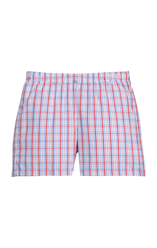 Basic Short Patriotic Plaid