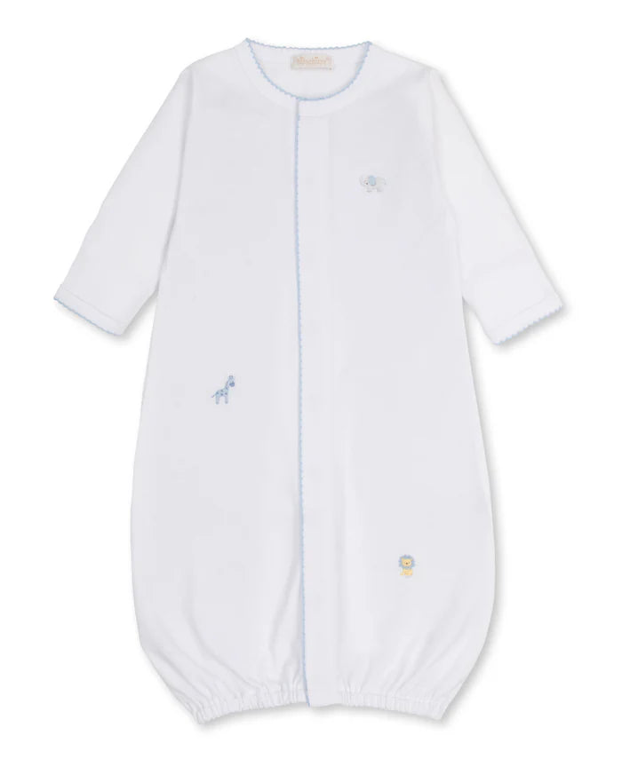 Jungle Hang Out Converter Gown White & Light Blue