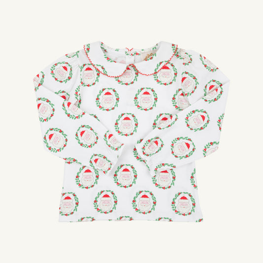 Maude's Peter Pan Collar Shirt Pima LS
