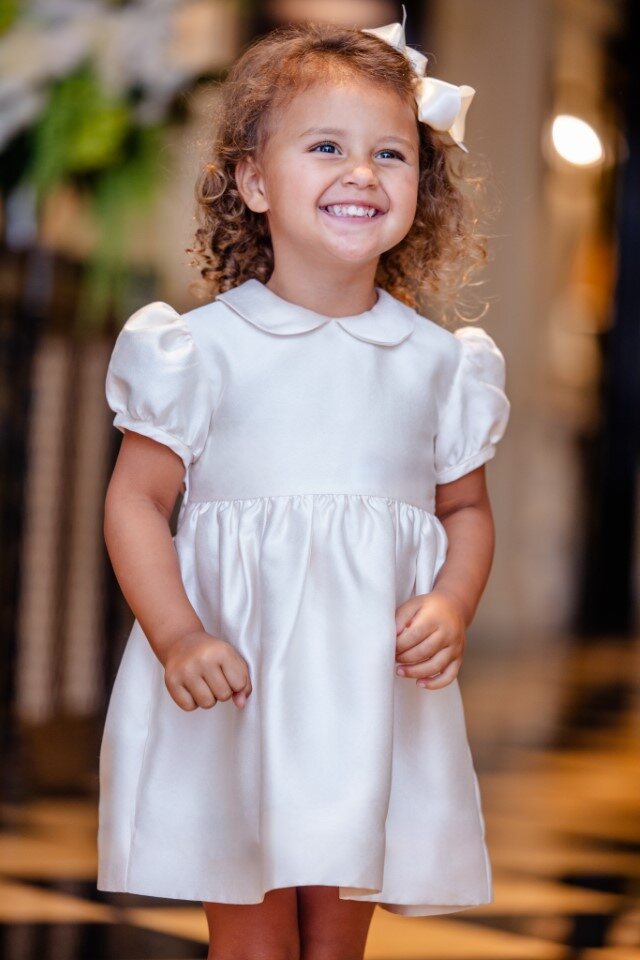 Grandcassion™ Cindy Lou Sash Dress Grand Isle Ivory