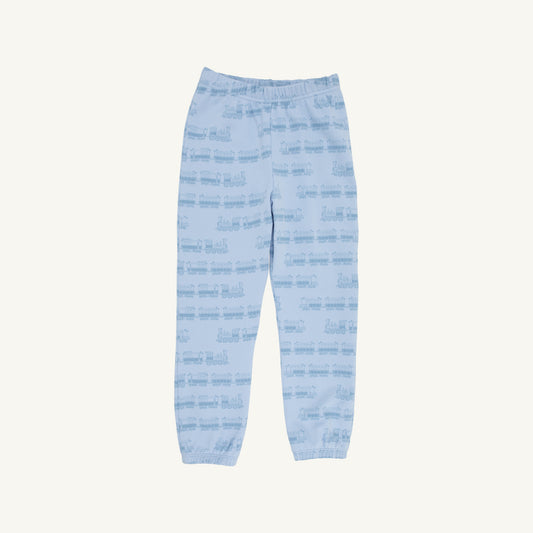 Gates Sweeney Sweatpant Pima Blue Choo Choos