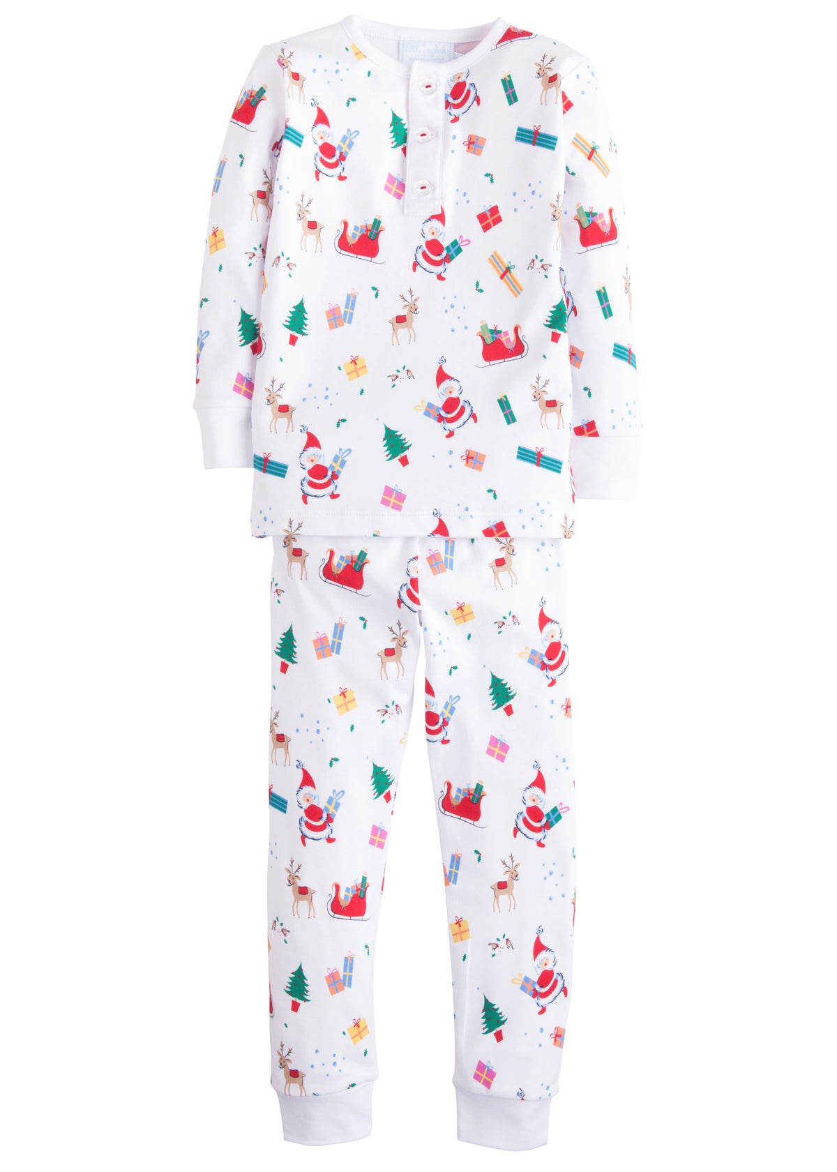 Printed Jammies Vintage Christmas