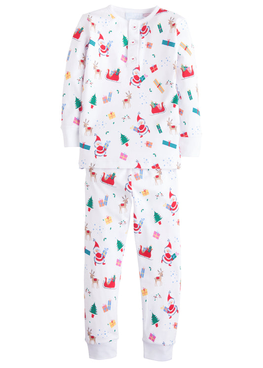 Printed Jammies Vintage Christmas