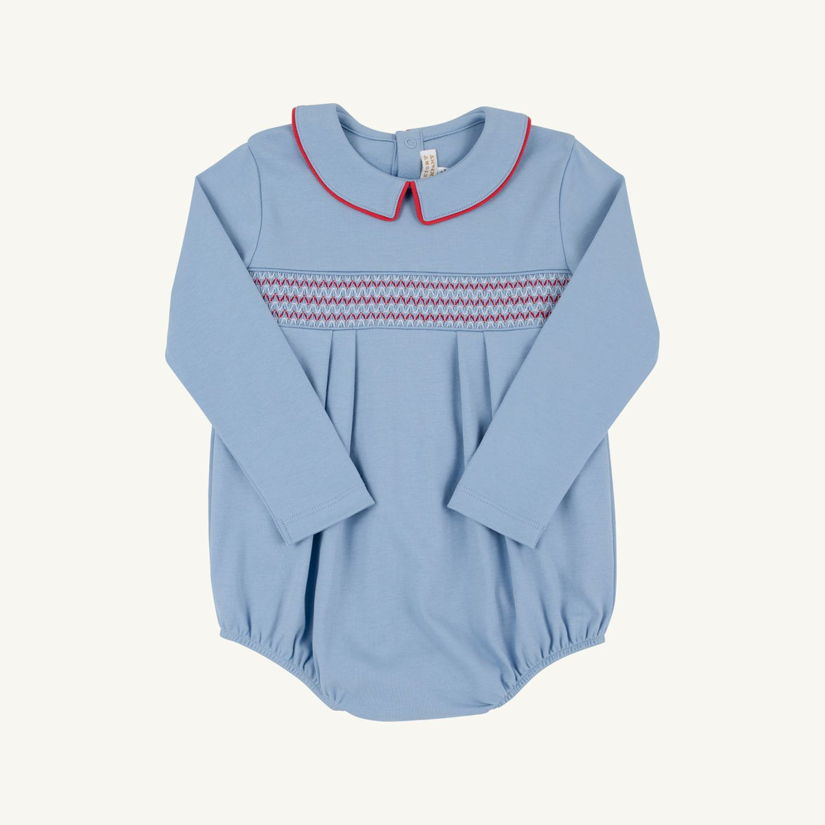 Long Sleeve Bradford Bubble Pima Blue White & Red