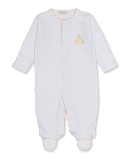 Premier Giraffe Footie White & Yellow