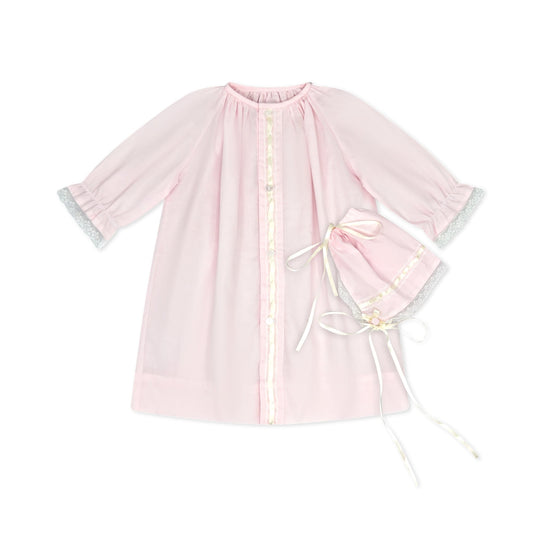 Original Daygown Set Blessings Pink, Ecru