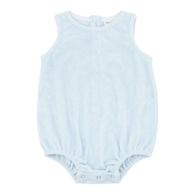 Baby Boys Light Blue Bubble Romper