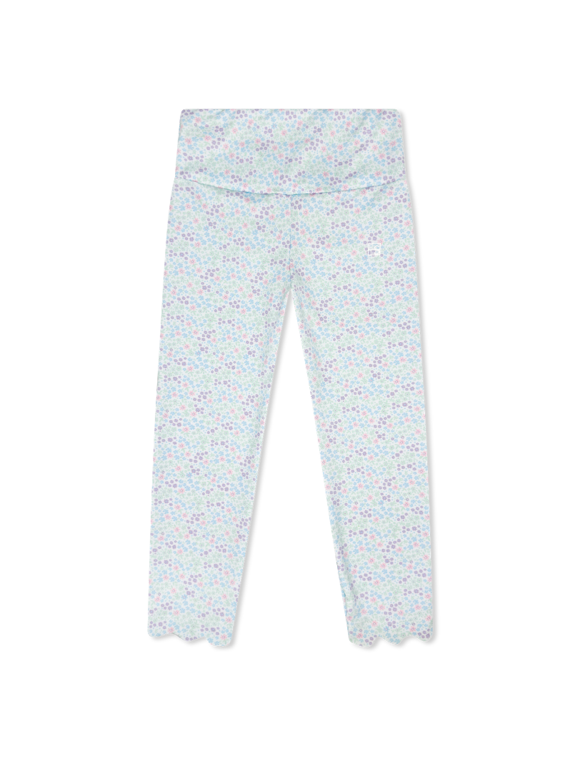 Sadie Scallop Legging Frosted Floral