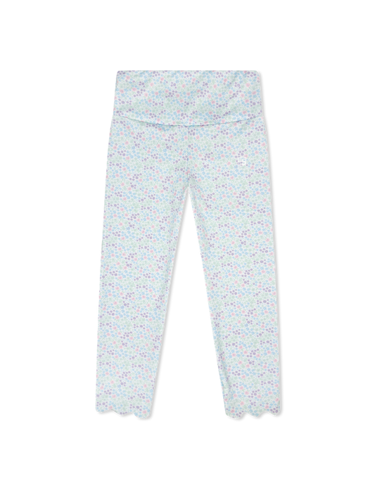 Sadie Scallop Legging Frosted Floral