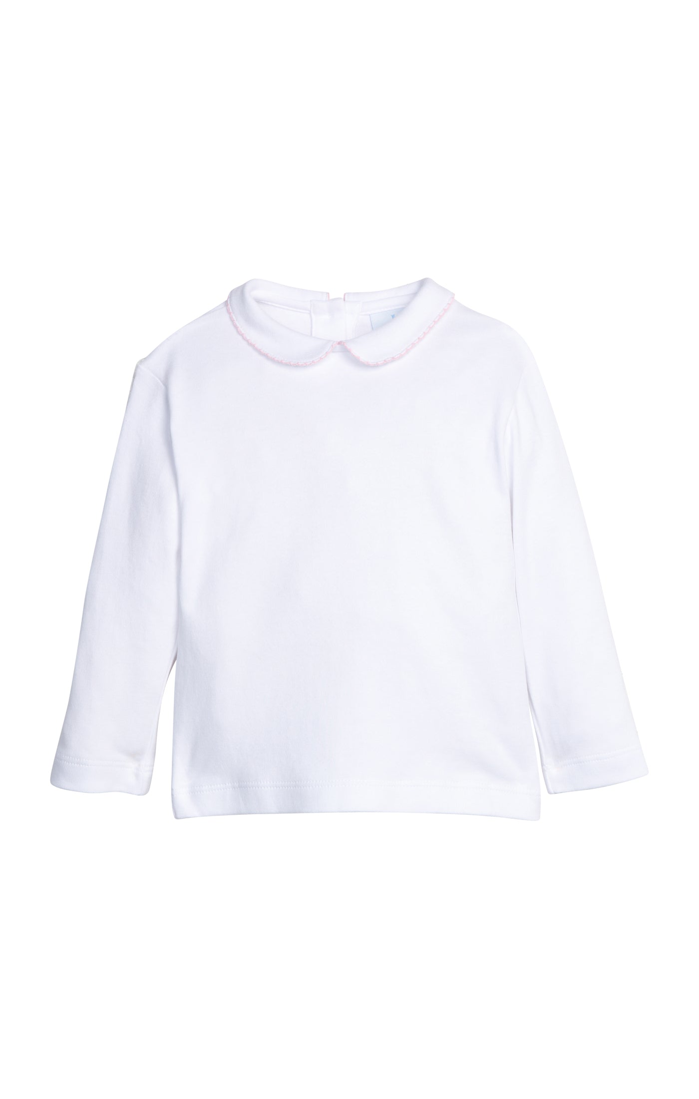 Peter Pan Picot Shirt Light Pink