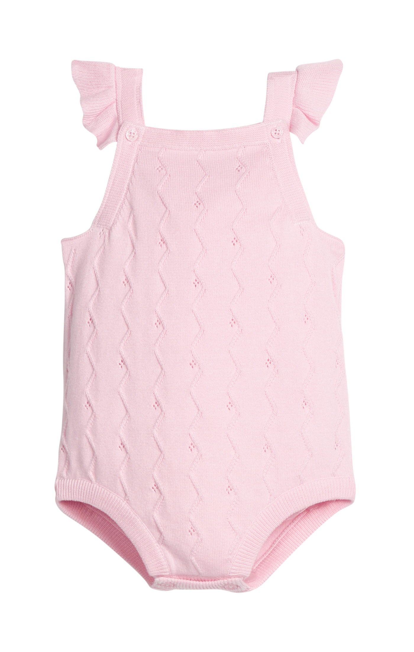 Pointelle Knit Bubble Light Pink