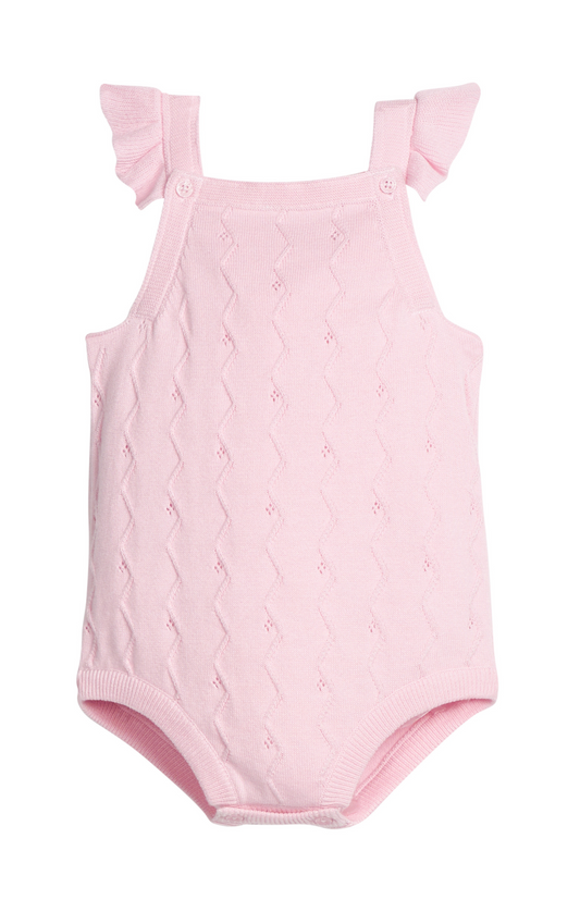 Pointelle Knit Bubble Light Pink