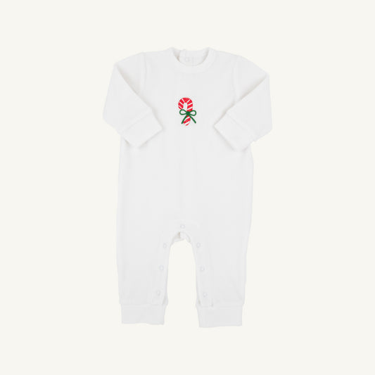 Paxton Playsuit Palmetto Pearl Candy Cane