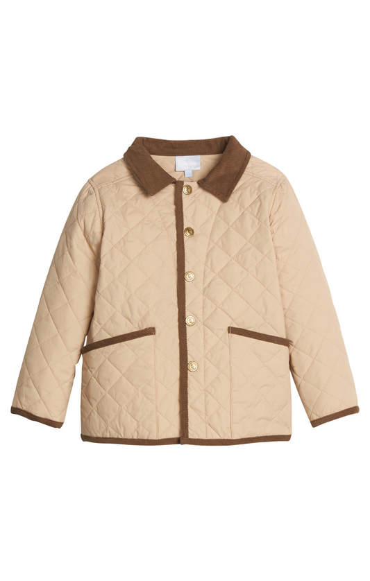 Classic Quilted Jacket Khaki