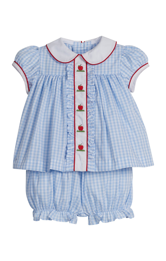Ruffled Sally Bloomer Set Apples