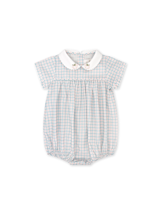 Covington Bubble Countryside Plaid Woven Pumpkin Collar