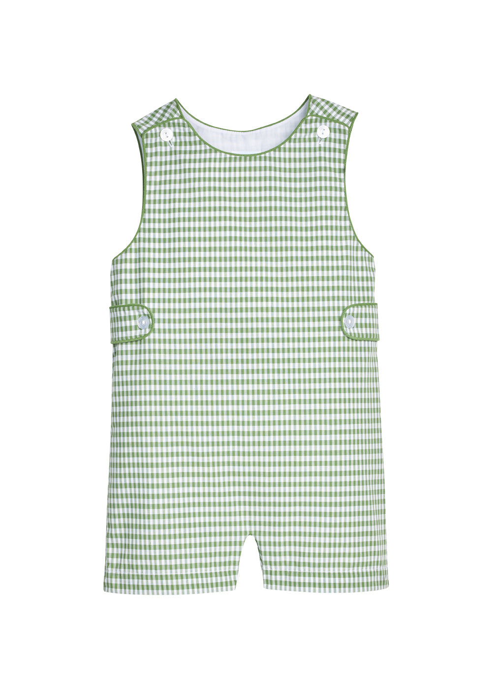 Button Tab John John Watercress Gingham