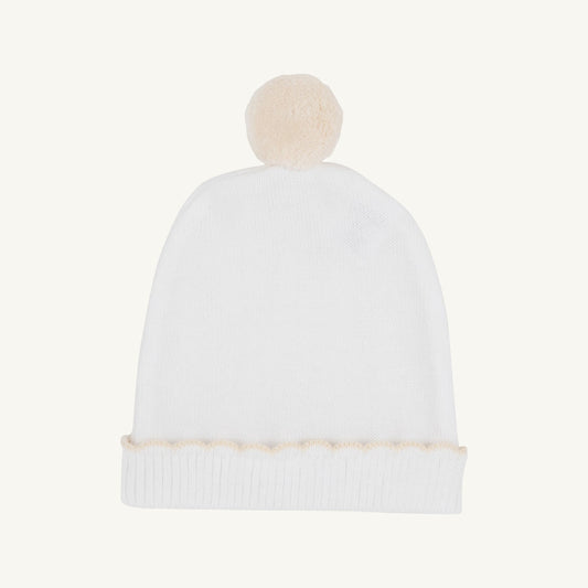 I'm Here Hat Worth Avenue White Palmetto Pearl