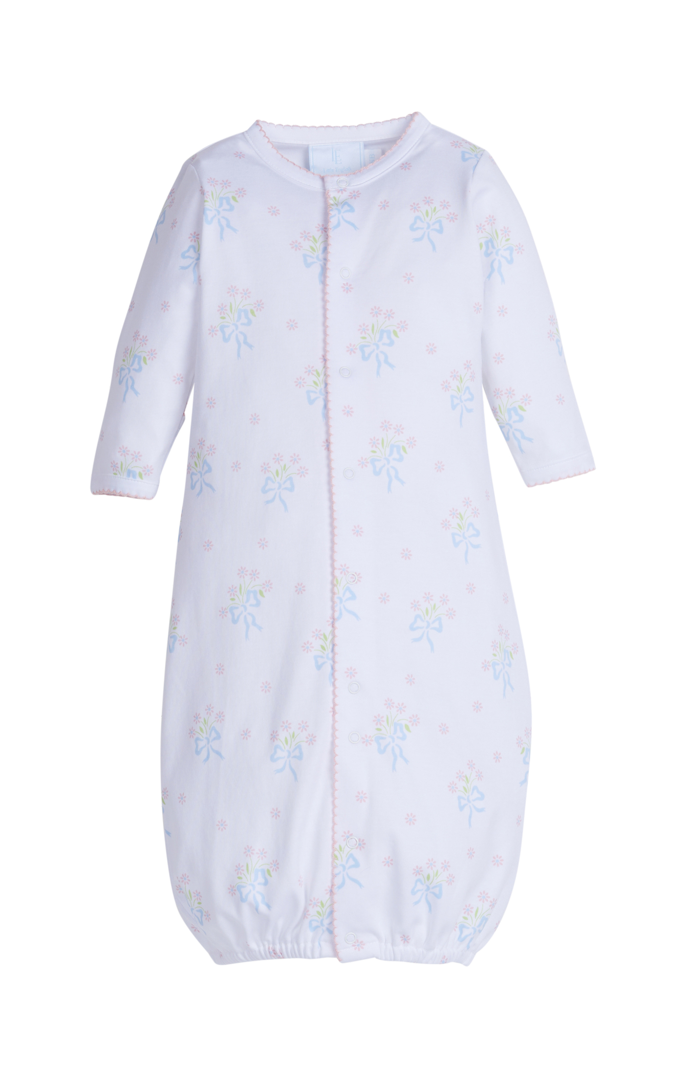 Converter Gown Blue Bow Bouquet