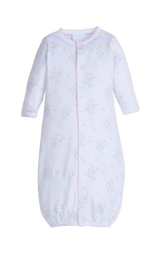 Converter Gown Blue Bow Bouquet
