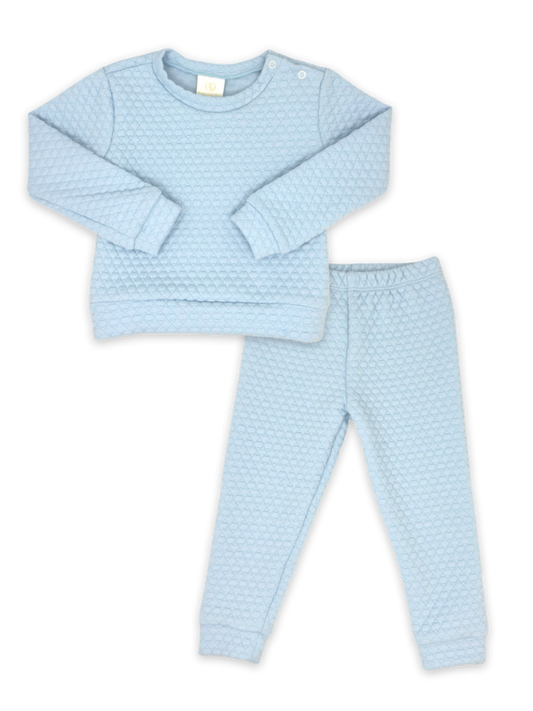 Quincy Quilted Play Set Windy Blue